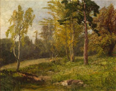 Konrad Petrides Waldlandschaft