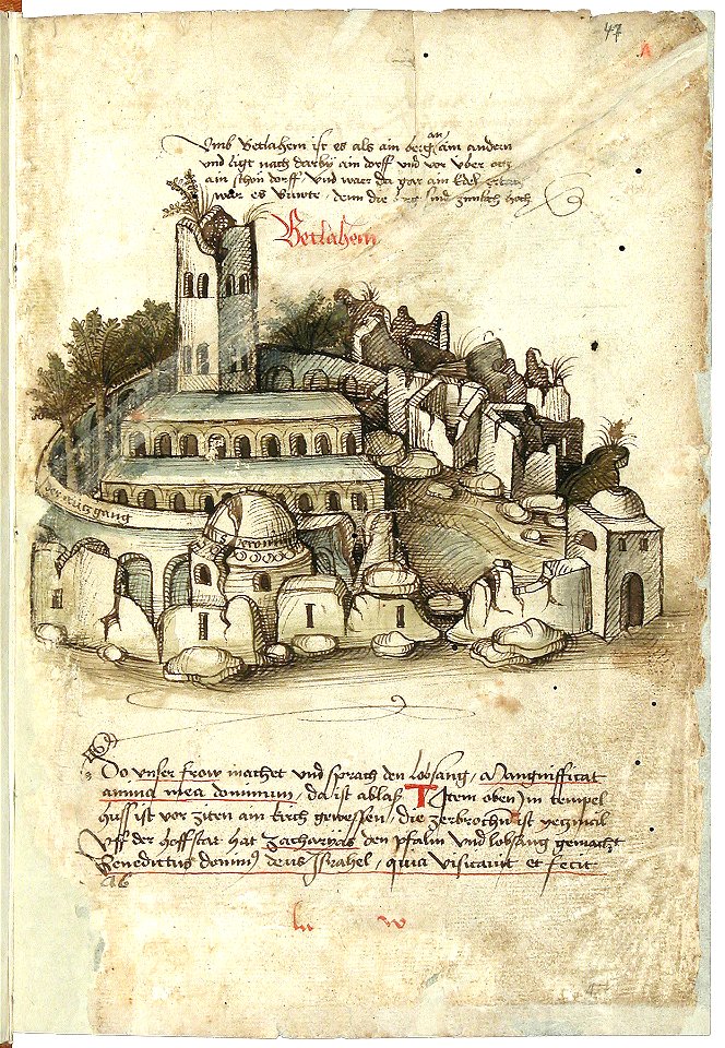 Konrad von Grünenberg - Beschreibung der Reise von Konstanz nach Jerusalem - Blatt 47r - 099