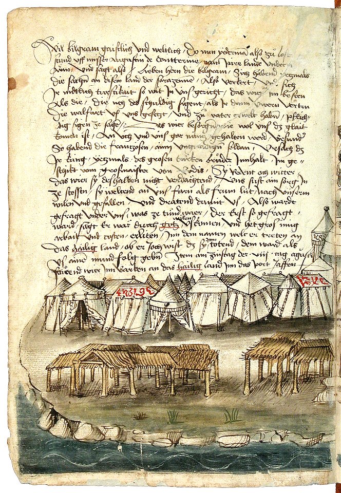 Konrad von Grünenberg - Beschreibung der Reise von Konstanz nach Jerusalem - Blatt 28v - 062
