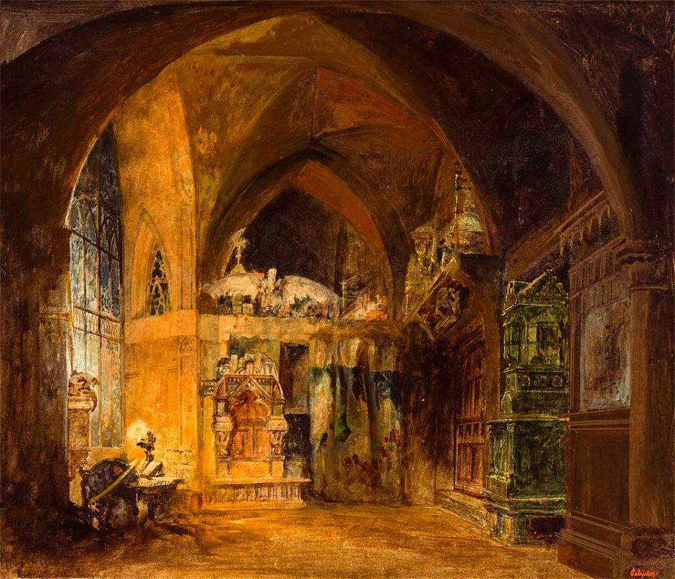 Konrad Petrides Fausts Studierzimmer