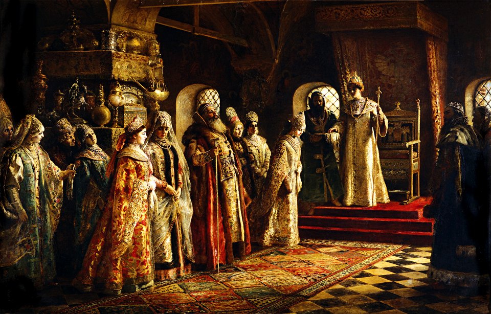 Konstantin Makovsky - Escogiendo la novia