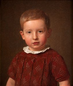 Konstnärens systerson, Författaren och rektorn Johan Jacob Krohn som barn (Christen Købke) - Nationalmuseum - 160037