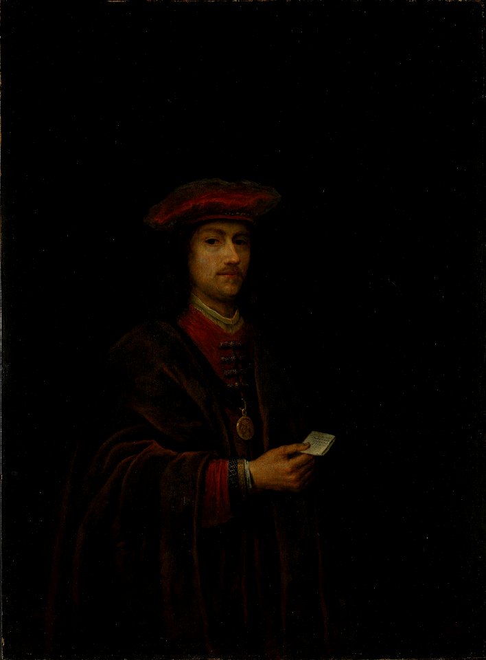 Philips Koninck - A Nobleman in red Costume - NG.M.00157 - National Museum of Art, Architecture and Design