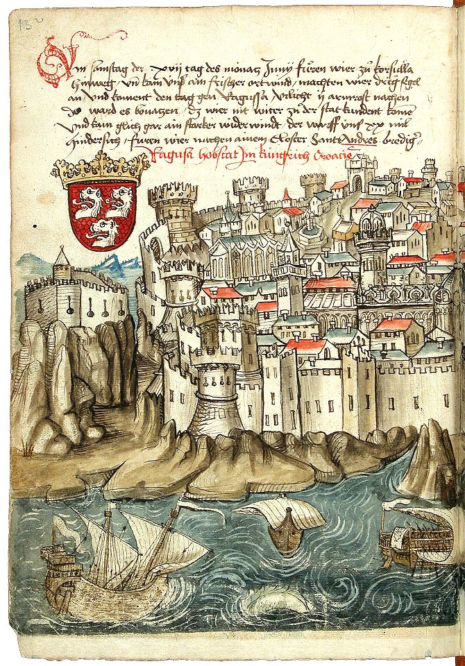 Konrad von Grünenberg - Beschreibung der Reise von Konstanz nach Jerusalem - Blatt 13v - 032