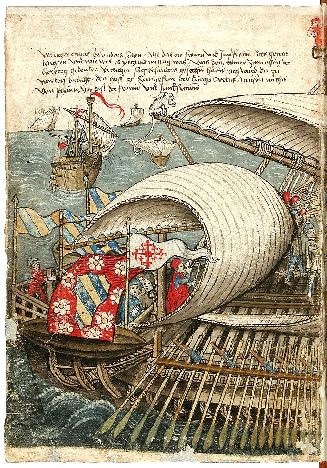 Konrad von Grünenberg - Beschreibung der Reise von Konstanz nach Jerusalem - Blatt 5v - 016