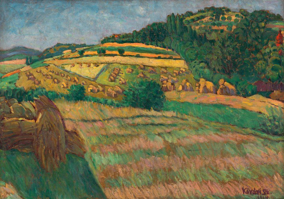 Konštantín Kövári-Kačmarik - Pohľad na Rozáliu pri Košiciach - O 572 - East Slovak Gallery
