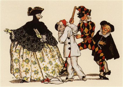 Konstantin Somov - book-of-the-marquise-illustration-5-1918