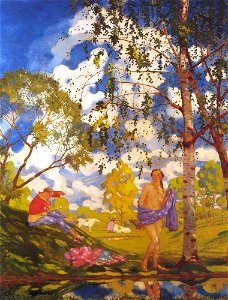Konstantin Somov - summer-morning