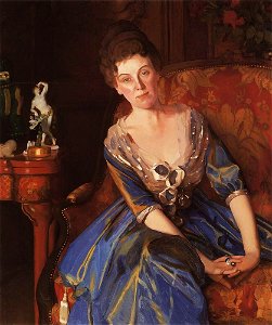 Konstantin Somov - portrait-of-e-oliv