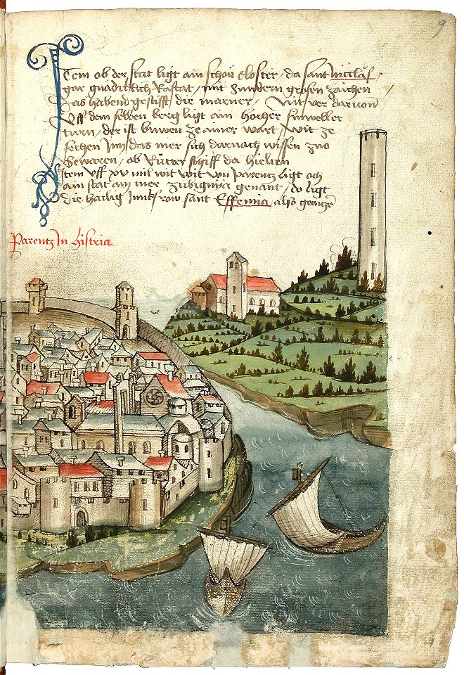 Konrad von Grünenberg - Beschreibung der Reise von Konstanz nach Jerusalem - Blatt 9r - 023
