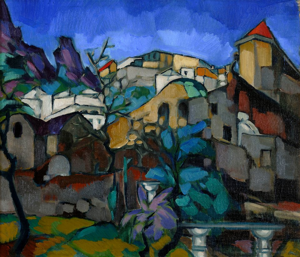 KONRAD MÄGI 1922-1923 Capri maastik