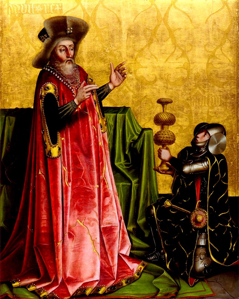 Konrad Witz - Abisai vor David - Heilsspiegelaltar Basel