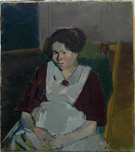 Konrad Westermayr - Die Schwangere (Frau des Künstlers) - BG-M 3275^83 - Berlinische Galerie