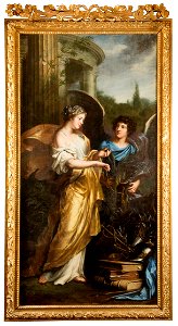 Konung Karl XIs uppfostran. Allegori (David Klöcker Ehrenstrahl) - Nationalmuseum - 174860
