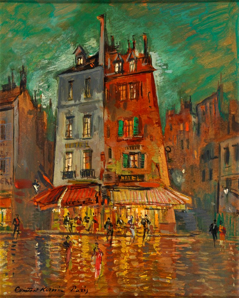 Konstantin Korovin Nächtliches Paris