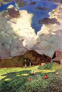 Konstantin Somov - after-the-storm