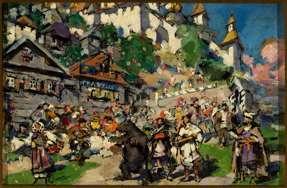 Konstantin Alekseevič Korovin - With bears in Siberia - M.Ob.898 MNW - National Museum in Warsaw