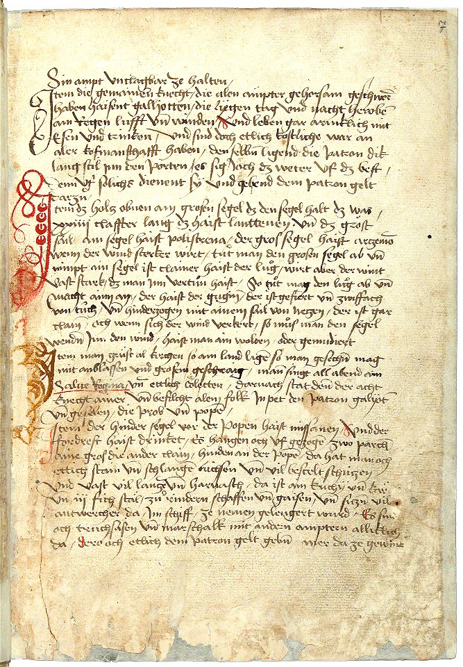 Konrad von Grünenberg - Beschreibung der Reise von Konstanz nach Jerusalem - Blatt 7r - 019