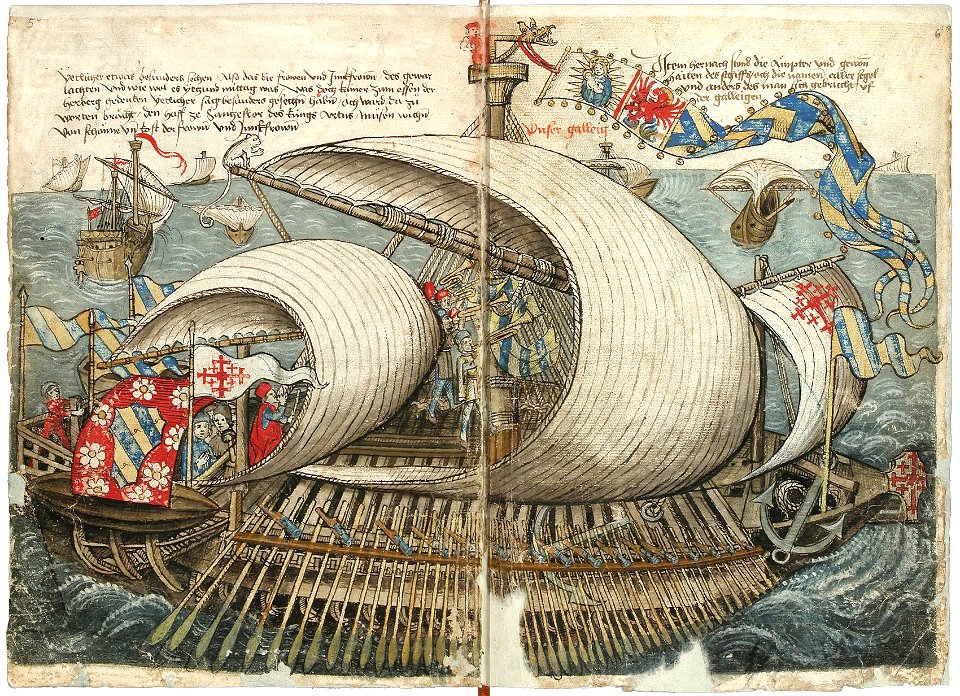 Konrad von Grünenberg - Beschreibung der Reise von Konstanz nach Jerusalem - Blatt 005v-006r