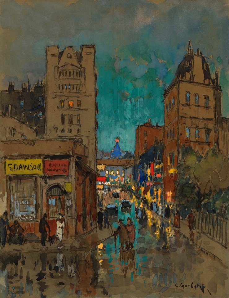 Konstantin Gorbatov - Villiers Street, Charing Cross