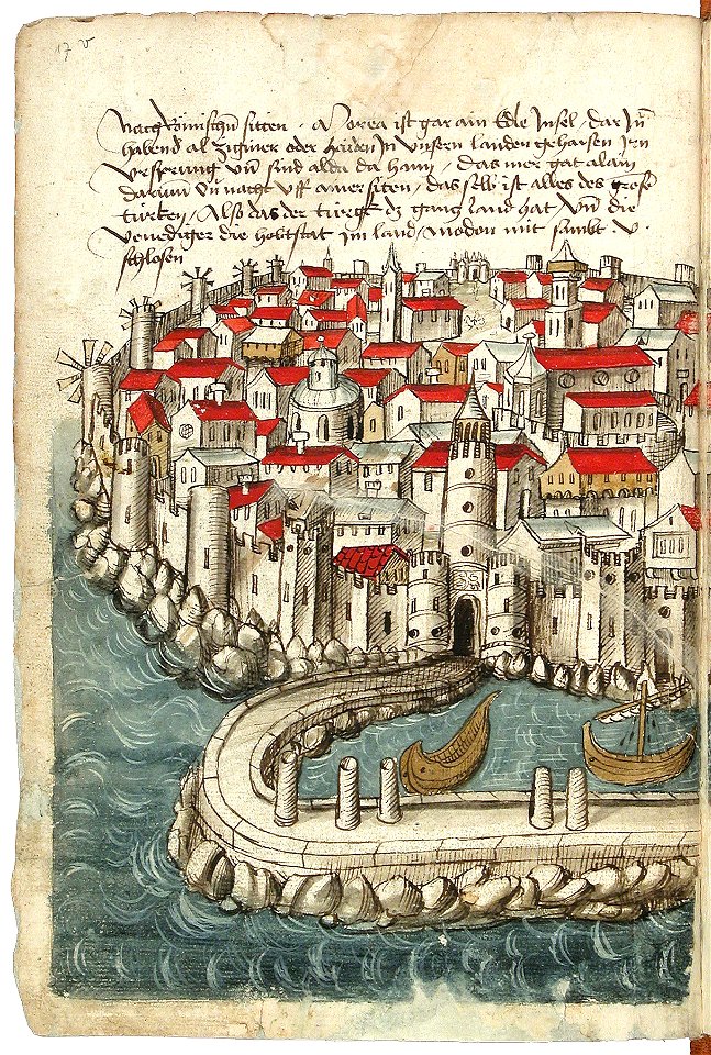 Konrad von Grünenberg - Beschreibung der Reise von Konstanz nach Jerusalem - Blatt 17v - 040
