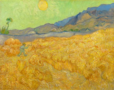 Korenveld met maaier - s0049V1962 - Van Gogh Museum