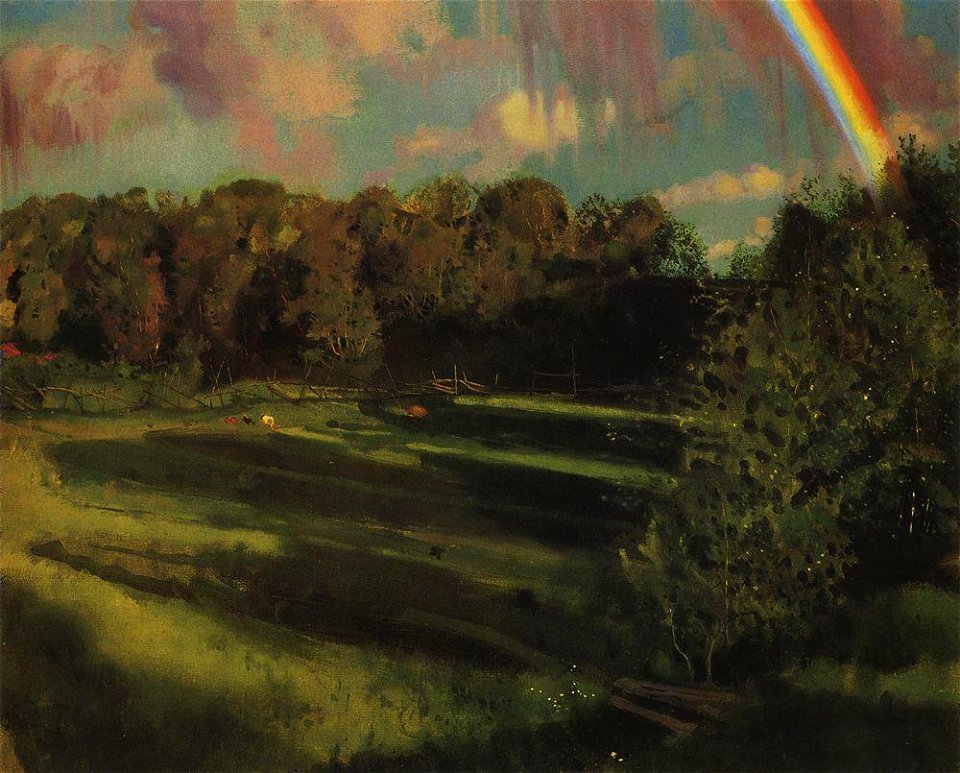 Konstantin Somov - evening-shadows-1917