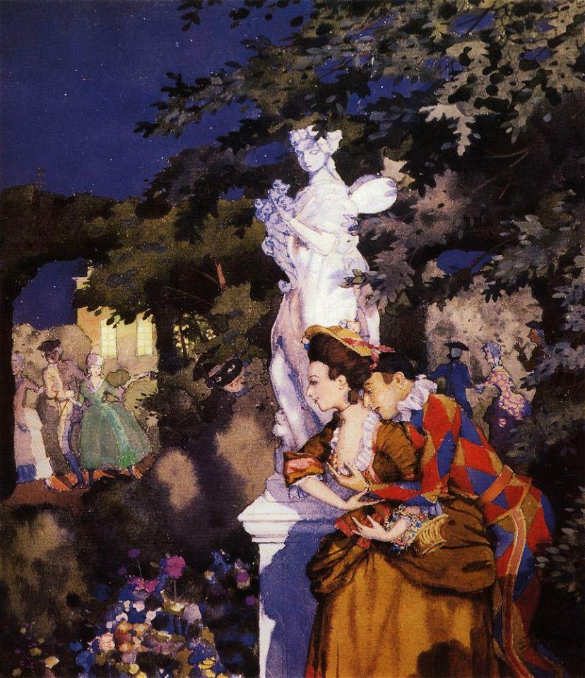 Konstantin Somov - in-love-with-harlequin