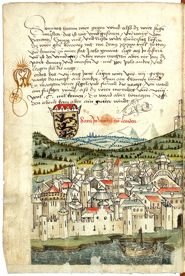 Konrad von Grünenberg - Beschreibung der Reise von Konstanz nach Jerusalem - Blatt 9v - 024