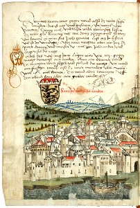 Konrad von Grünenberg - Beschreibung der Reise von Konstanz nach Jerusalem - Blatt 9v - 024