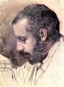 Konstantin Somov - portrait-of-artist-a-benua