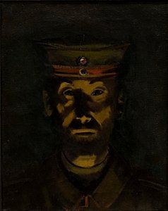 Konrad Westermayr - Selbstbildnis als Soldat - BG-M 2553^81 - Berlinische Galerie. Free illustration for personal and commercial use.