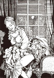 Konstantin Somov - book-of-the-marquise-illustration-4. Free illustration for personal and commercial use.