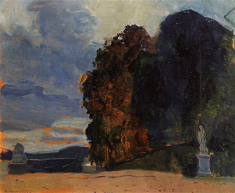 Konstantin Somov - in-the-park-of-versailles
