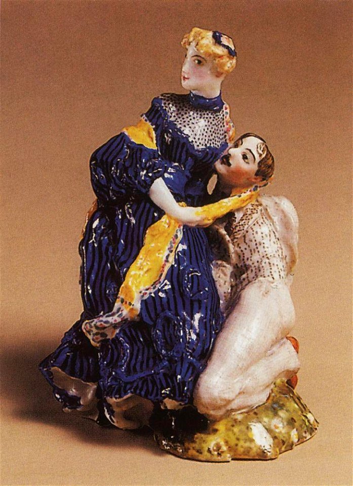 Konstantin Somov - in-love-on-the-stone-1906