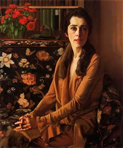 Konstantin Somov - portrait-of-louise-morgan