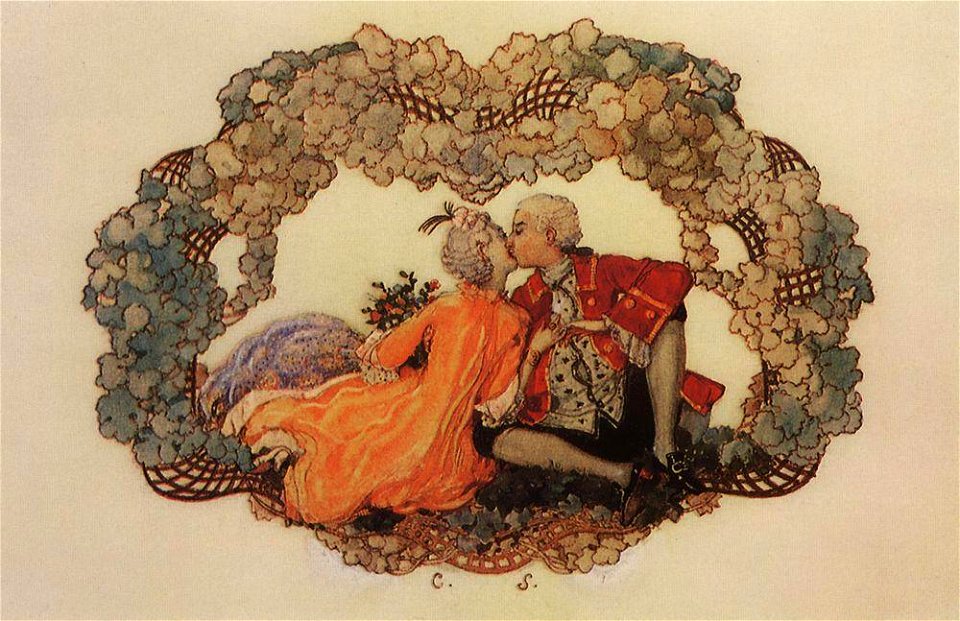 Konstantin Somov - the-kiss