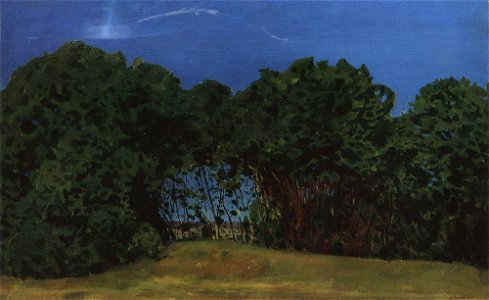 Konstantin Somov - summer-landscape