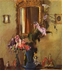 Konstantin Somov - still-life-interior