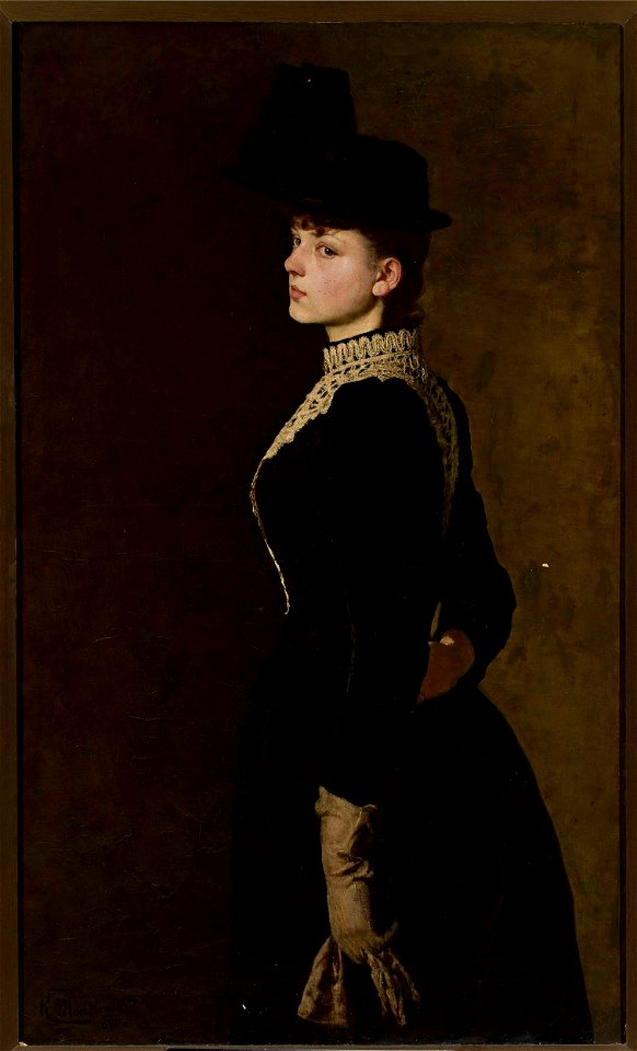 Konstanty Mańkowski - Portrait of artist’s sister - MP 3178 MNW - National Museum in Warsaw