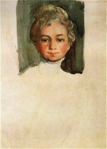 Konstantin Somov - portrait-of-e-vladimirskaya