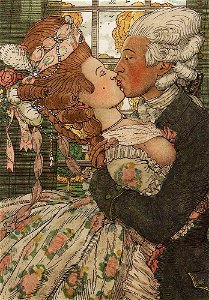 Konstantin Somov - book-of-the-marquise-illustration-9-1918