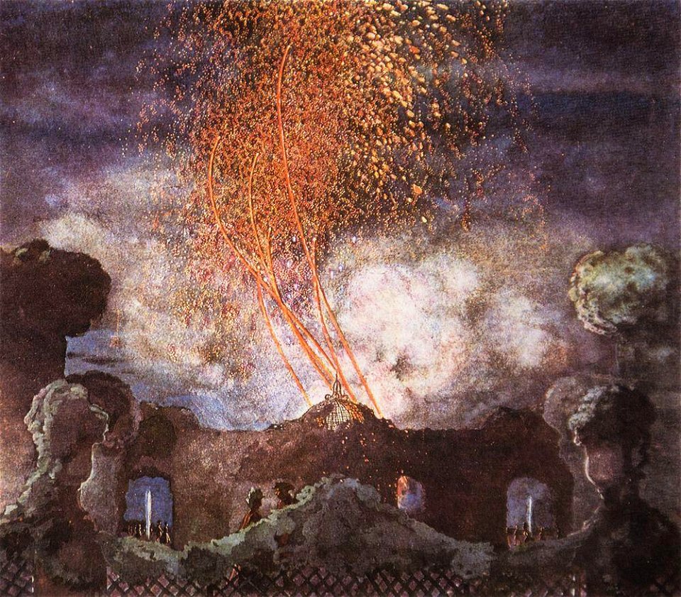 Konstantin Somov - fireworks