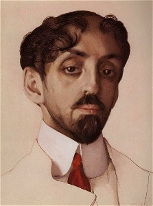 Konstantin Somov - portrait-of-m-kuzmin