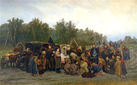 К. А. Савицкий. Встреча иконы