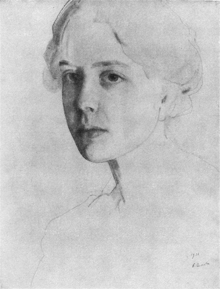 Konstantin Somov - portrait-of-s-zvantseva