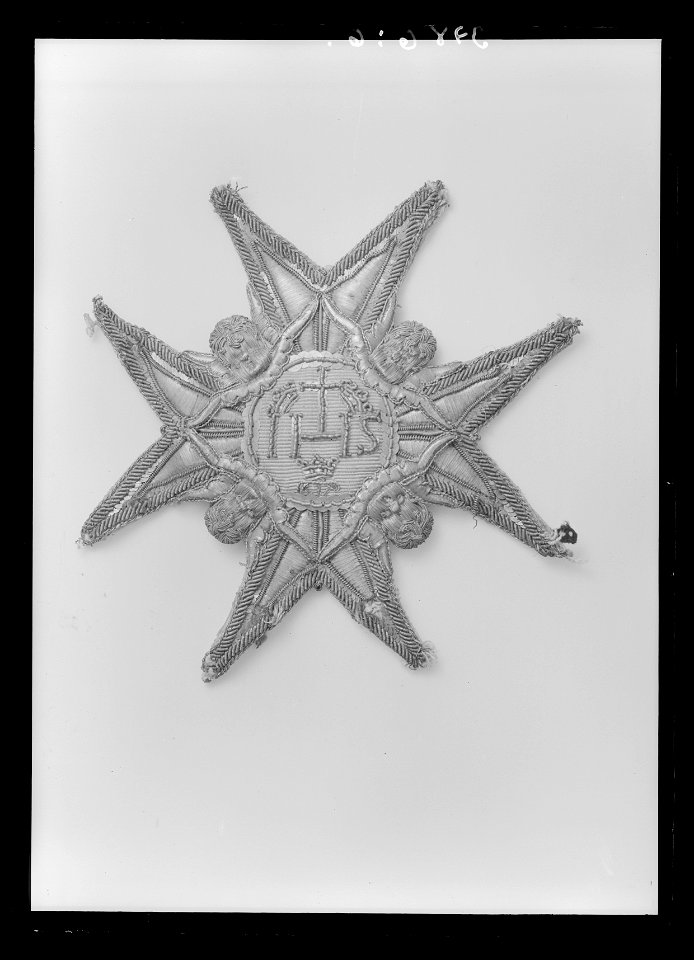 Kraschan för riddare av Serafimerorden, Sverige, 1800-talets början - Livrustkammaren - 557