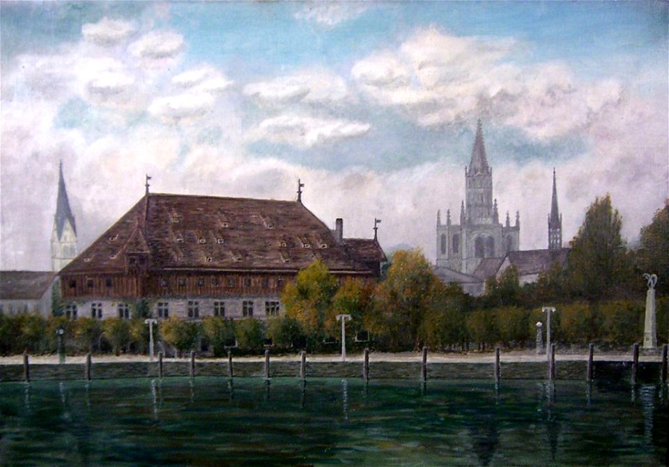 Konstanz Münster und Konzil Gemälde