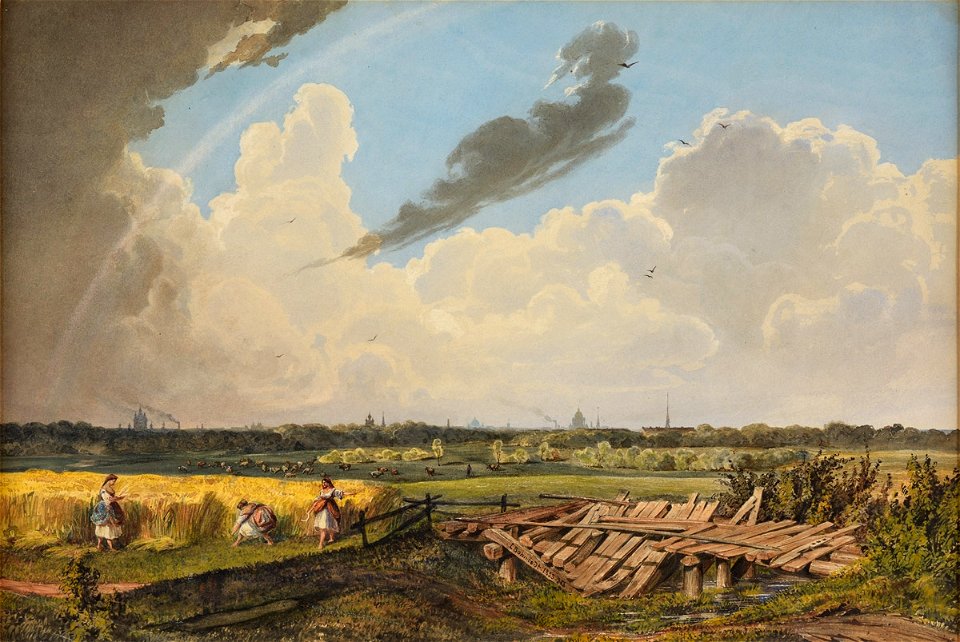 Kornernte bei Sankt Petersburg