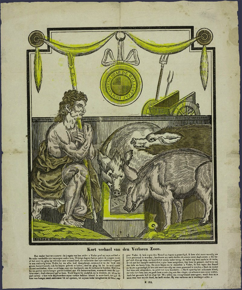 Kort verhael van den verloren zoon-Catchpenny print-SMC K 0068